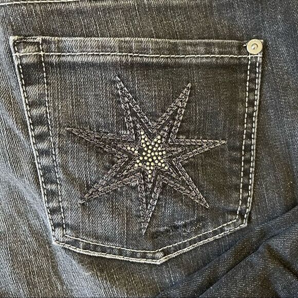 Cambio Grey Norah Straight Leg Jeans - Picture 5 of 7